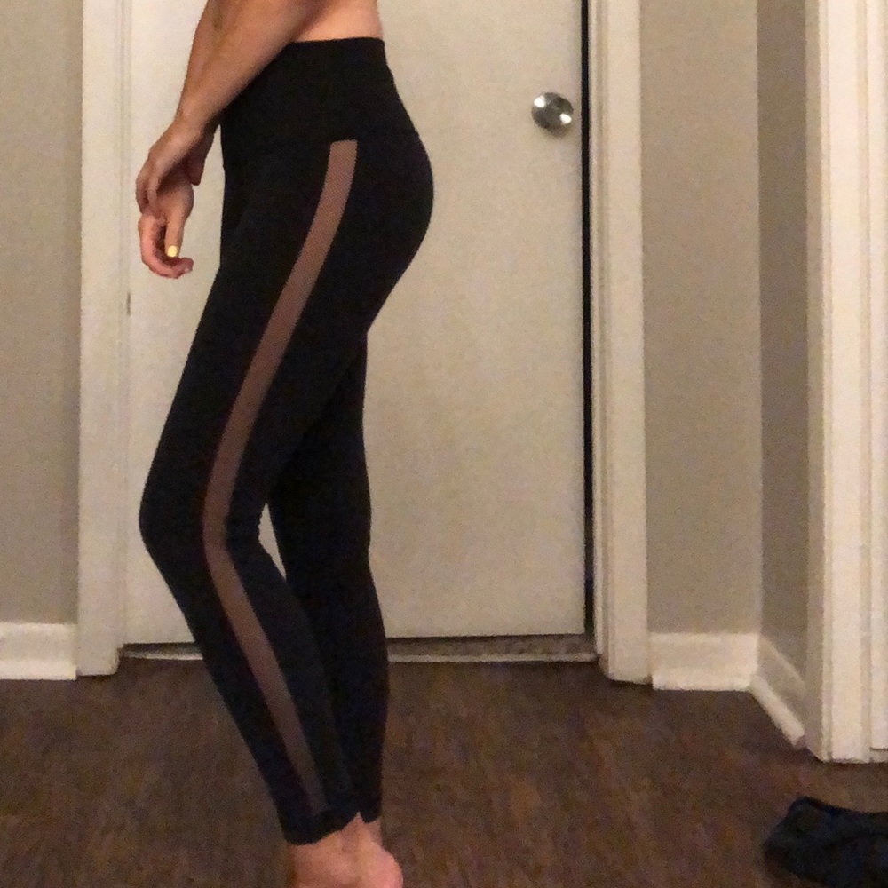 Lululemon high times fishnet mesh leggings